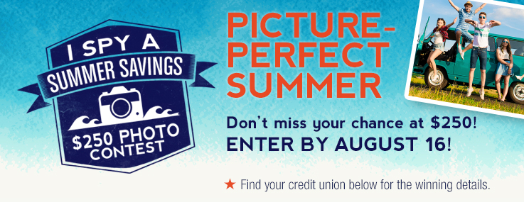 I Spy A Summer Savings Credit Union Photo Contest with The Elements of  Money for Credit Union Youth